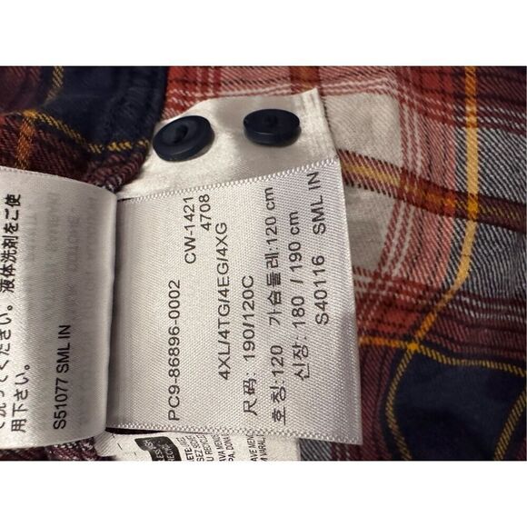 Levi’s lightweight plaid flannel 4XL - Picture 7 of 7
